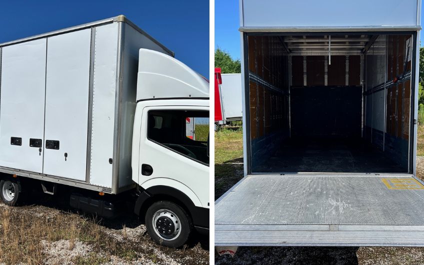Nuovi mezzi Nissan NT con sponda Eco Service